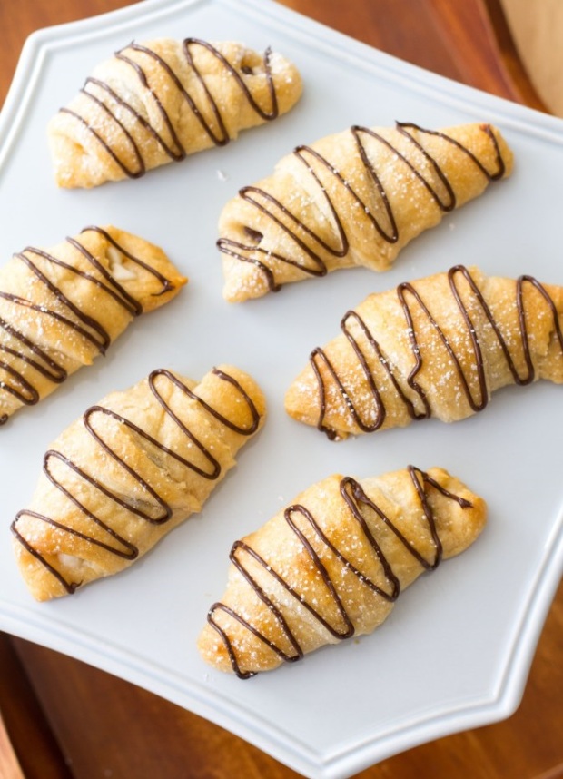 Chocolate Filled Croissants